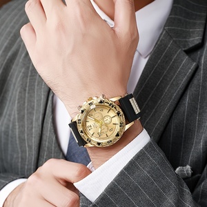 OEM Fashion Big Dial <b>Mens</b> Quartz <b>Watch</b>, Unique Silicone Gel Strap Sports Wristwatch NW1477 - Product Image 4