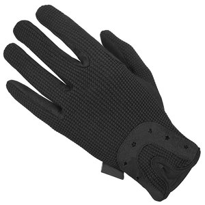 Guantes de equitación transpirables de malla, antideslizantes, con palma de cuero sintético, para control de riendas, guantes para exteriores. - Product Image 4
