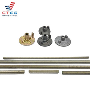 Tige filetée carrée haute résistance sur mesure avec écrou à oreilles pour coffrage en béton à usage structurel - Product Image 2