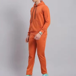 Survêtements d'hiver à manches longues pour hommes en gros, avec logo personnalisé, nouveau motif uni, en polaire, écologiques - Product Image 2