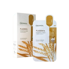 Maschera viso idratante alle erbe Mediheal Placenta Essential Mask, 10 o 20 fogli, 1 pezzo in offerta, Nuovo Arrivo - Product Image 1