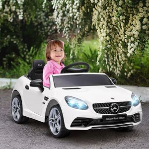 Auto Elettrica Bianca a Doppio Motore 12V per Bambini e Bambine con Telecomando per Genitori e Luci Musicali - Product Image 2