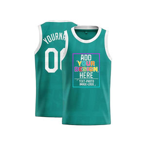Camiseta de Baloncesto Reversible Personalizada, Letras y Números Impresos y Cosidos, Uniforme de Baloncesto, Ropa Deportiva, Tops, Singlets - Product Image 1