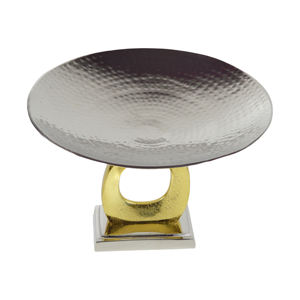 Support à gâteau de qualité supérieure avec finition plaquée, idéal pour les mariages, les anniversaires et la vaisselle, support alimentaire en métal, décoration de cuisine et de maison - Product Image 1