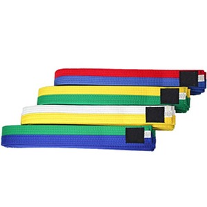 High Quality 100% Cotton & Spandex/Polyester 200GSM Stretch Brazilian Jujitsu Belt Custom Logo BJJ Training Equipment Unisex - Product Image 5