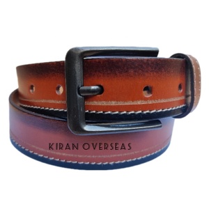 Cinturón de cuero de grano completo para hombre, alta calidad, hecho a mano, para ropa formal, de cuero dd, informal y formal - Product Image 1