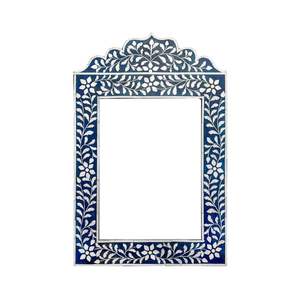 Timeless Bone Inlay Resin <b>Mirror</b> <b>Frame</b> Featuring Classic Patterns For Sophisticated Home Interiors - Product Image 3