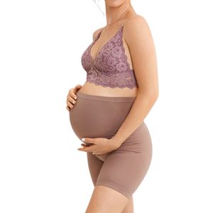 Shorts de yoga taille haute personnalisés pour la grossesse, sous-vêtements de sport pour femmes enceintes, collection printemps-été, vêtements de sport pour femmes - Product Image 5