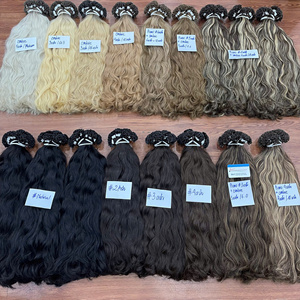 Extensiones de Cabello Humano Vietnamita Virgen con Punta de Queratina, Cutícula Alineada, Doble Trama, Alta Calidad - Product Image 3