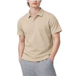 Camisa Casual para Hombre, Corte Regular, Antiarrugas, Manga Corta, 100% Algodón, 180 GSM, Estilo Waffle - Product Image 2