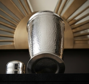 Utensilios de Bar Premium, Coctelera de Acero Inoxidable Hecha a Mano con Acabado Brillante, Coctelera de Latón para Hotel y Bar, para Alcohol y Vino - Product Image 5