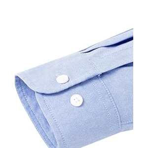 <b>Mens</b> Solid Oxford <b>Shirt</b> Long Sleeve Dress <b>Shirt</b> Work Casual Button Down <b>Shirts</b> <b>with</b> <b>Pocket</b> - Product Image 6