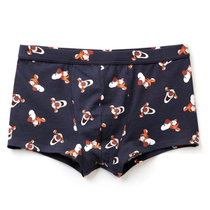 Wholesale High Quality <b>Custom</b> Brand Men's Breathable Printed Knitted Bamboo Cotton Sublimation <b>Boxer</b> Shorts Brief Quick Dry - Product Image 1