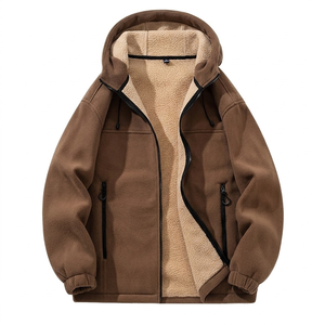 New Arrival Men's Winter Hooded Breathable Windproof <b>Waterproof</b> <b>Padded</b> Warm Sporty Two-Piece Jacket Suit Comfortable Sportswear - Product Image 6