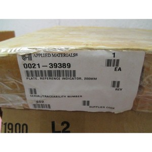 AMAT 0021-39389 แผ่นดิสก์, ตัวบ่งชี้อ้างอิง, 200 มม. - อุปกรณ์และชิ้นส่วนเซมิคอนดักเตอร์ระดับโลกที่เชื่อถือได้ - Product Image 1
