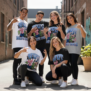 Colección de Ropa de Verano, Camisetas Cómodas con Logotipo Personalizado, Fabricante de Ropa con Serigrafía, Camisetas de Corte Cuadrado - Product Image 4