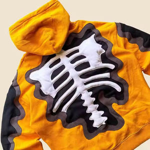 Sudadera con Capucha Casual para Hombre, de Alta Calidad, Algodón Grueso, Cierre Frontal con Cremallera, Impermeable, con Estampado Personalizado - Product Image 6