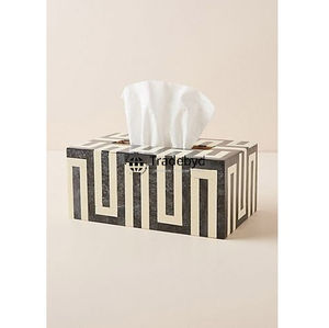 Portarrollos de Papel de Lujo Hecho a Mano con Incrustaciones de Hueso Ecológico Premium, Artículo de Decoración para el Hogar, Regalo para Tiendas Minoristas Tradebyd - Product Image 2