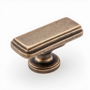 Vintage Style Brass Door Knob Solid Round Design Polished Finish for Home Doors - Product Image 1