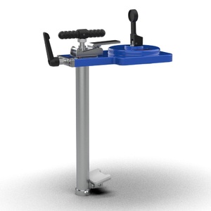 90 Degree Clamp With Adjustable A-Type Clamp Blue Aluminum Industrial Clamp 30 Kg Load Capacity Metric Measurement System - Product Image 3