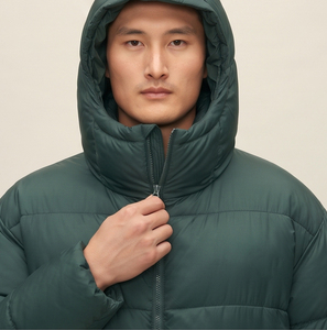Manteau d'hiver matelassé en duvet pour homme, épais et chaud, veste longue rembourrée pour homme - Product Image 3
