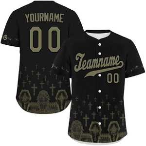 Camiseta de Béisbol con Sublimación Total, Ropa Deportiva Personalizada para Equipos con Impresión Duradera y Diseño Atlético - Product Image 1
