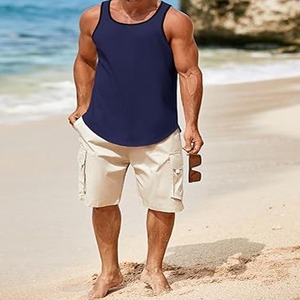 Custom Logo Summer Men's Gym Wear Sleeveless Tank <b>Top</b> Comfortable Breathable Workout Quick-Drying Men's Tank <b>Top</b> for Adult - Product Image 5