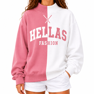 Sudadera de Cuello Alto para Mujer, Estilo Urbano Premium, Fabricante OEM - Product Image 1