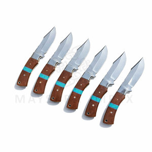 Cuchillo Táctico de Acero Inoxidable Forjado de Alta Calidad, Cuchillo de Hoja Fija para Campismo y Caza al Aire Libre, Servicio OEM con Logotipo Personalizado - Product Image 2