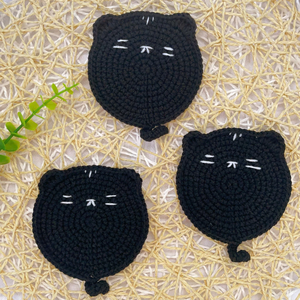 Posavasos Clásico de Lana Tejida, Hecho a Mano, Decoración para el Hogar, 5mm de Grosor, Hecho en Vietnam - Product Image 5