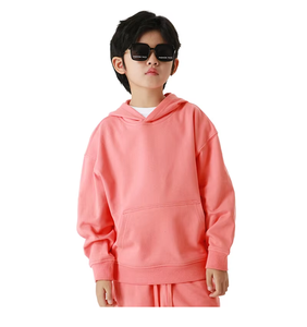 Sudaderas de Algodón para Niños al por Mayor con Bolsillo, Logotipo Personalizado, Sudaderas Casuales para Niños, OEM ODM, 100% Algodón - Product Image 1