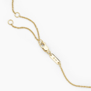 Collar con colgante de corazón en oro amarillo chapado en oro de 18 quilates con círculo de diamantes pavé y cadena tipo caja, joyería unisex de lujo. - Product Image 4