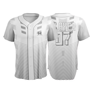 Camiseta de Béisbol para Mujer, Manga Corta, Cierre de Botones, Absorbe la Humedad, Poliéster, Corte Regular para Adultos - Product Image 6