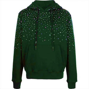 Collection Hiver 2026 – Sweat à Capuche Y2K Tendance pour Homme avec Étoiles en Strass, Coupe Ample, Style Streetwear – Fabrication Personnalisée - Product Image 1