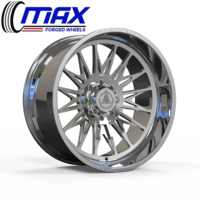 Jantes forgées 26x14 28x16 30x16 30 pouces 8x6.5 8x165.1 pour Dodge Ram 2500 3500 pour Chevrolet Silverado 3500 Jantes en aluminium personnalisées