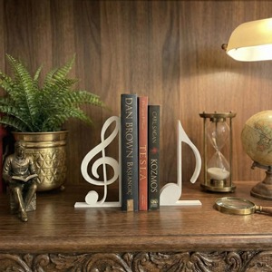 DC White Marble Minimalist Engraved Book Stopper Desk Organizer Compact Stone <b>Bookends</b> Graduation Customized Packing School - Product Image 4