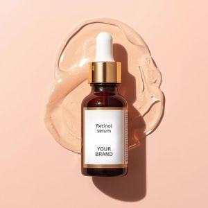 เซรั่มไวท์เทนนิ่งเรตินอลผสมวิตามินซีและอี ไฮยาลูรอนบริสุทธิ์ ช่วยลดเลือนริ้วรอย กระชับผิวหน้า ผลิตภัณฑ์บำรุงผิวหน้าแบบน้ำ OEM - Product Image 3