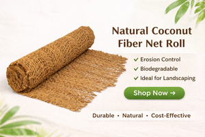 Tapis de paillis de coco vietnamien 100% fibres de coco naturelles, écologique, biodégradable, feuilles et rouleaux à motif brut, prix usine, revêtement - Product Image 4