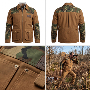 Chaqueta de Caza para Hombre, Forrada con Forro Polar Térmico, Impermeable, Transpirable, con Protección UV, Camuflaje Personalizado, Softshell, Resistente al Viento, para Exteriores - Product Image 5
