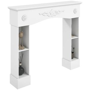Cheminée électrique autoportante moderne blanche - Product Image 5