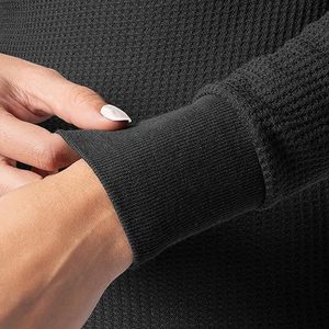 Sous-vêtements thermiques pour femmes, respirants, chauds pour l'hiver, avec doublure en polaire, ensemble haut et bas - Product Image 3