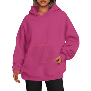 Sweat-shirt à capuche long pour femme en tissu tricoté confortable, idéal pour les looks décontractés superposés et les tenues de voyage - Product Image 5
