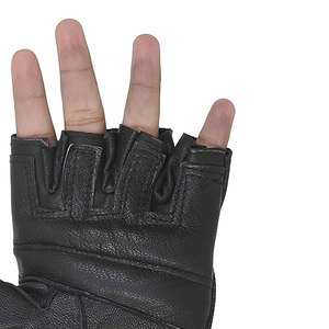 Gants de cyclisme d'été en maille demi-doigts OEM en Spandex véritable et cuir, vente en gros, pour le cyclisme sur route - Product Image 6