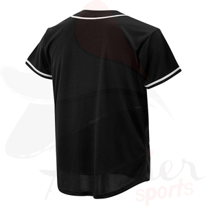 Maillot de baseball à col boutonné à prix abordable pour lanceur rapide, maillot de baseball vierge de haute qualité, vente chaude - Product Image 2