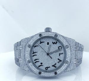 Custom Vvs Moissanite Diamond <b>Watch</b> Iced Out <b>Watches</b> 925 <b>Sterling</b> <b>Silver</b> Men Arabic Hip Hop Jewelry <b>Watches</b> - Product Image 4