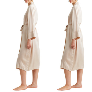2026 Nuevo Kimono de Seda de Alta Calidad para Mujer, Conjunto de Dos Piezas, Lencería Sexy de Satén para Boda, Venta al por Mayor Personalizada - Product Image 2