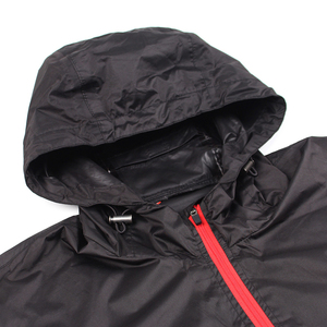 เสื้อแจ็คเก็ตกันลมคุณภาพสูงสำหรับผู้ชาย ผ้าแคนวาส คอตั้ง ซิปด้านหน้า สีพื้น บุผ้านวม กันน้ำ - Product Image 4