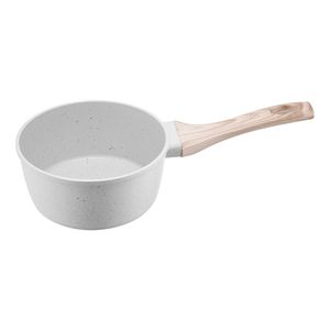 Cacerola Antiadherente de 1.5 Qt con Tapa de Vidrio Templado, Olla de Cocina de Metal Multiusos con Mango Desmontable, Práctica para Untar - Product Image 6
