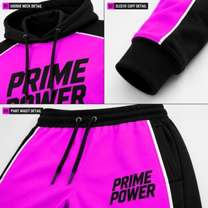 Conjunto Deportivo Informal de Moda para Hombre, Sudadera con Capucha y Pantalones Deportivos de Dos Piezas, Ropa Deportiva, Ropa Deportiva de Felpa, Ropa de Entrenamiento, Ropa al por Mayor - Product Image 5