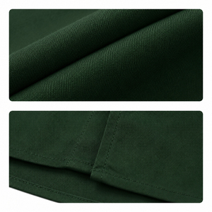 Chemise de pêche pour homme 100% coton, manches courtes, multi-poches, ventilée, pour le travail en extérieur, la randonnée, le safari, boutonnée, utilitaire - Product Image 3